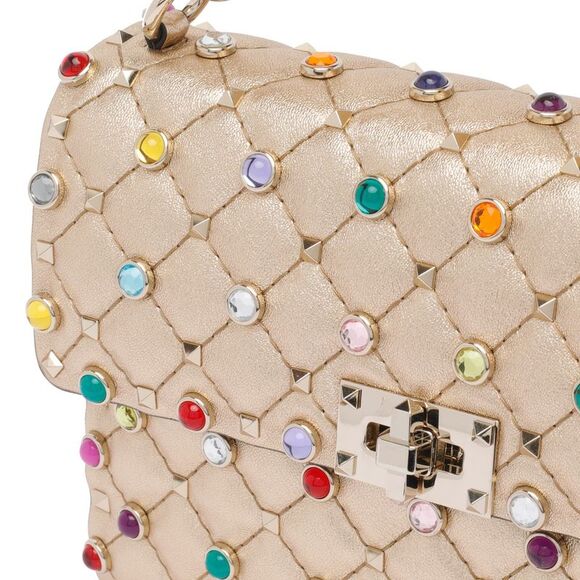 Valentino Garavani Women Medium Rockstud Spike Handbag - Picture 4 of 4